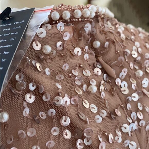 Adrianna Papell Flutter Sleeve Dress - Picture 11 of 11